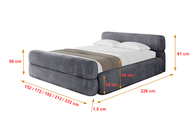 Polsterbett ENORA-Z-v1 - 4