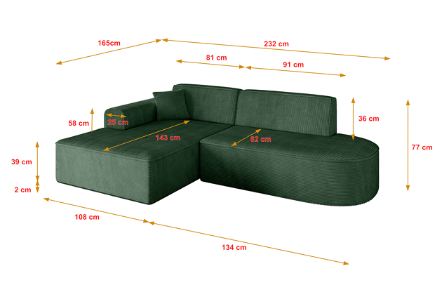 Ecksofa IREA-L1-v3 - 4