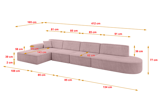 Ecksofa IREA-L3-v3 - 4