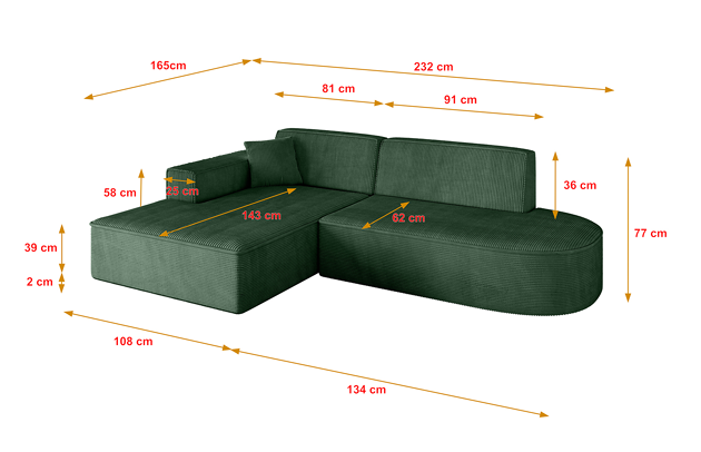 Ecksofa IREA-L1-v4 - 4