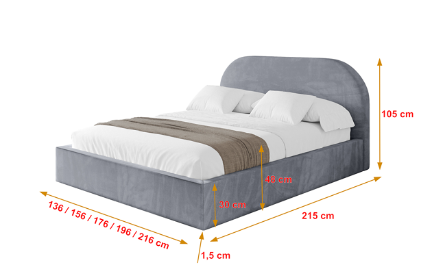 Polsterbett TIVON - 4