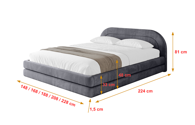Polsterbett LERIS-v1 - 4