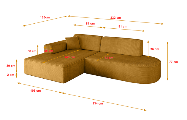 Ecksofa IREA-L1-v4 - 4