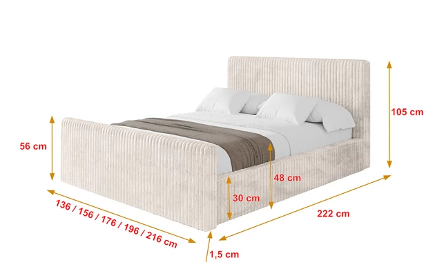 Polsterbett ALOVA-Z-v1 - 4
