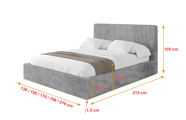 Polsterbett ALOVA-v1 - 4