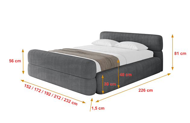 Polsterbett ENORA-Z-v1 - 4