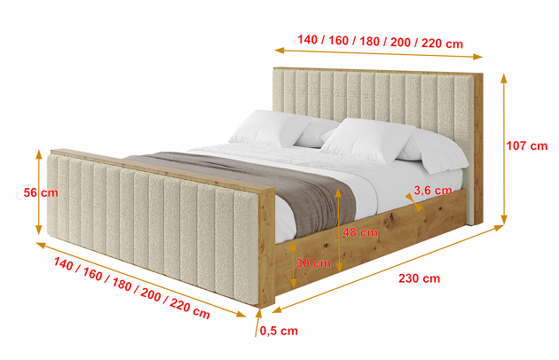 Polsterbett ENZO4-Z - 4