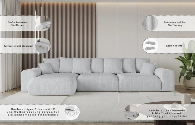 Ecksofa ESKAR-L2 - 8