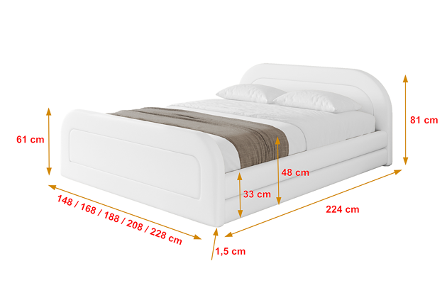 Polsterbett LERIS-Z-v1 - 4