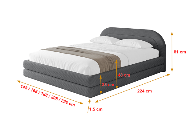 Polsterbett LERIS-v1 - 4