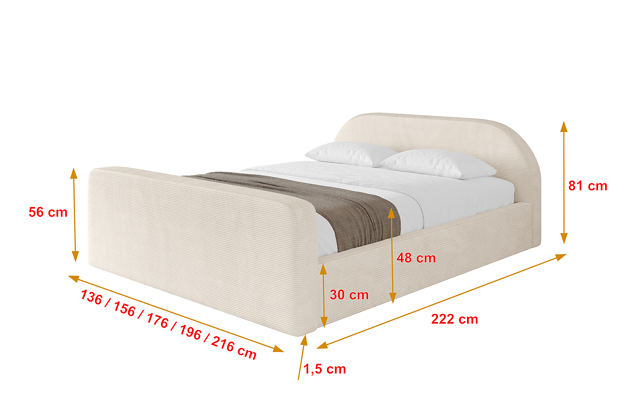 Polsterbett TIVON-Z-v1 - 4