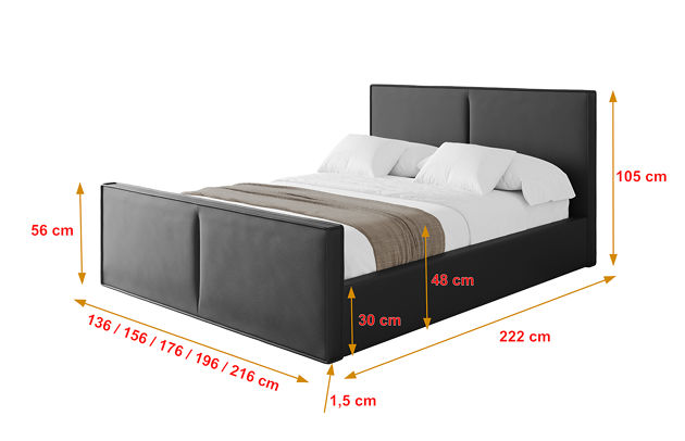 Polsterbett VANTO-Z - 4