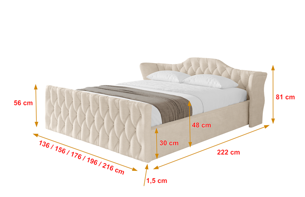 Polsterbett ZORAN-Z-v1 - 4