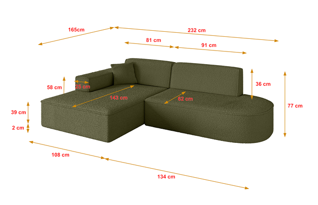 Ecksofa IREA-L1-v4 - 4
