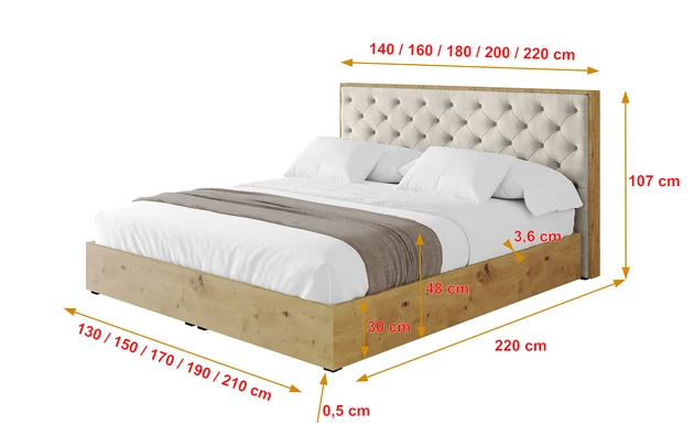 Polsterbett ENZO3 - 4