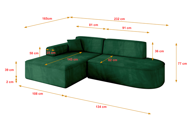 Ecksofa IREA-L1-v3 - 4