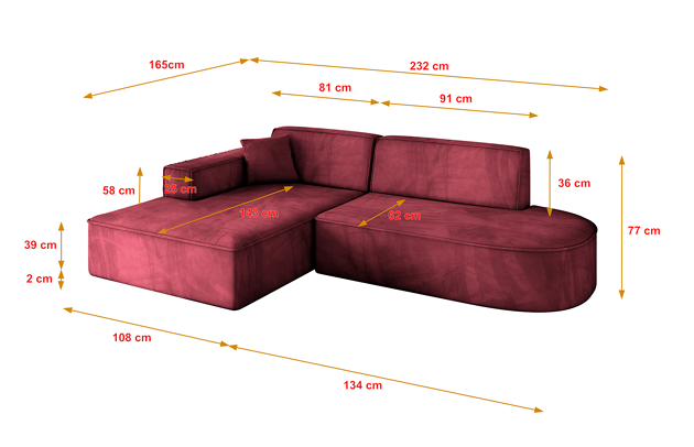 Ecksofa IREA-L1-v4 - 4