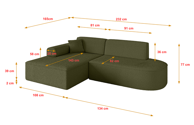 Ecksofa IREA-L1-v3 - 4