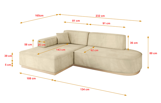Ecksofa IREA-L1 - 4