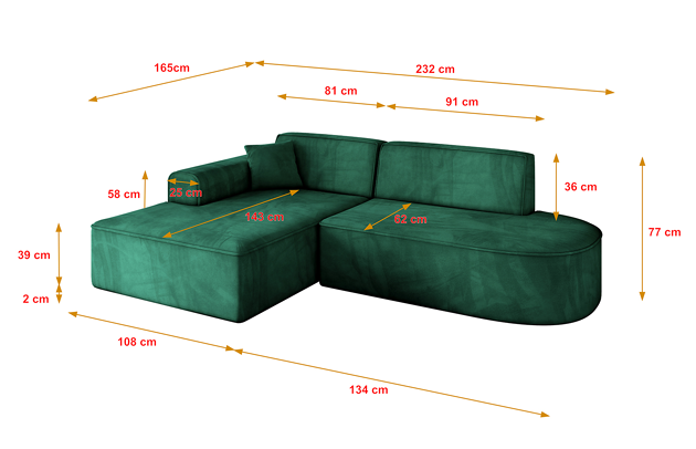 Ecksofa IREA-L1-v3 - 4