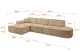 Ecksofa IREA-L2