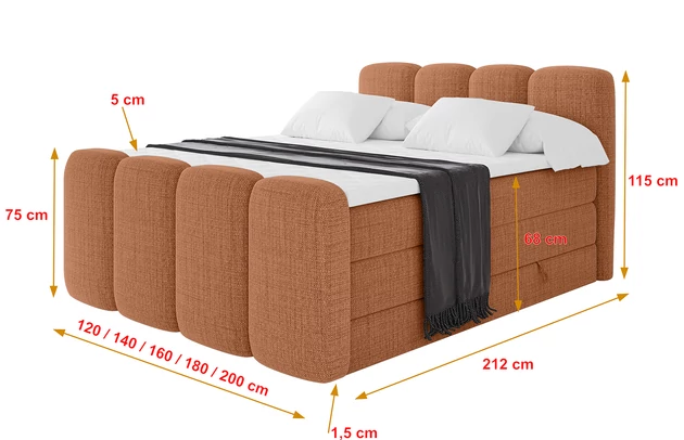 Boxspringbett NINA-Z KING - 4