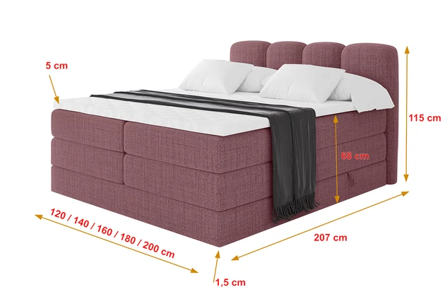 Boxspringbett NINA KING - 4