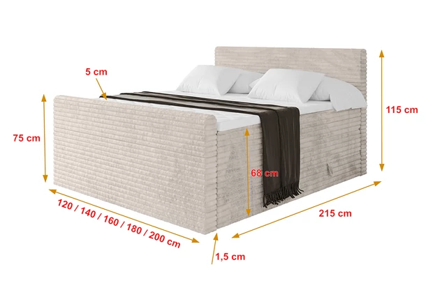 Boxspringbett TOLO-Z KING-v1 - 4