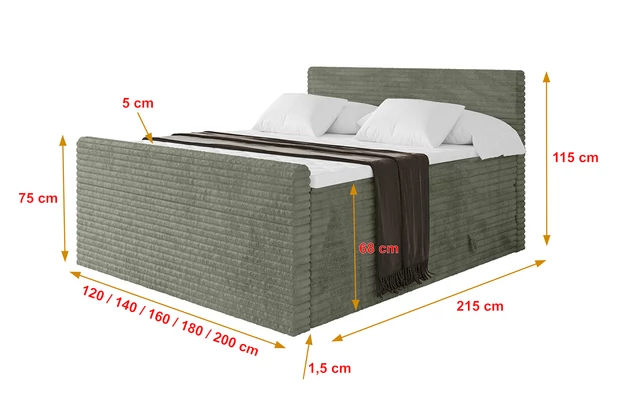 Boxspringbett TOLO-Z KING-v1 - 4