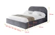 Polsterbett LERAY