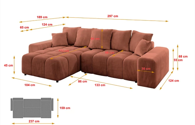 Ecksofa ENIL-L - 7