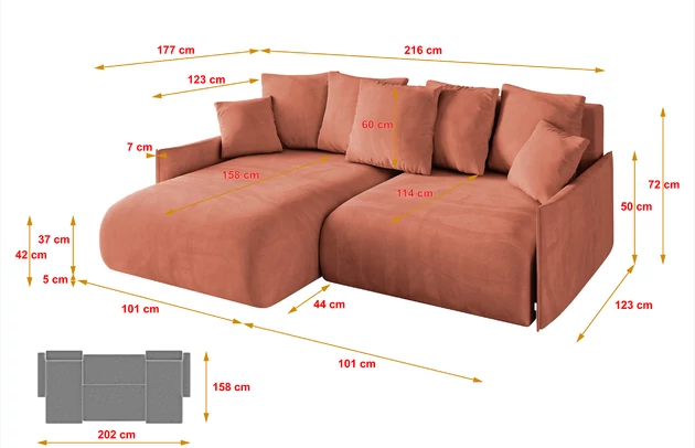 Ecksofa ONESK-L-v1 - 7