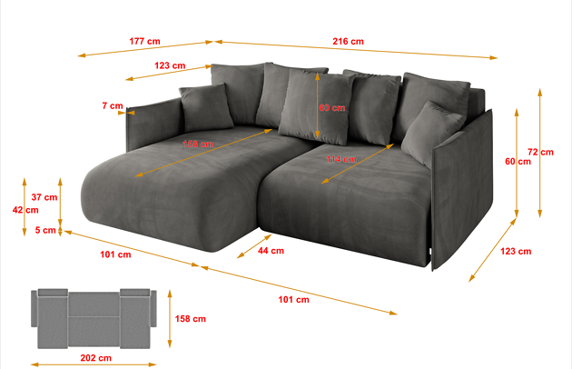 Ecksofa ONESK-L - 4