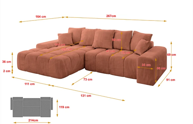 Ecksofa ENSI-L - 4