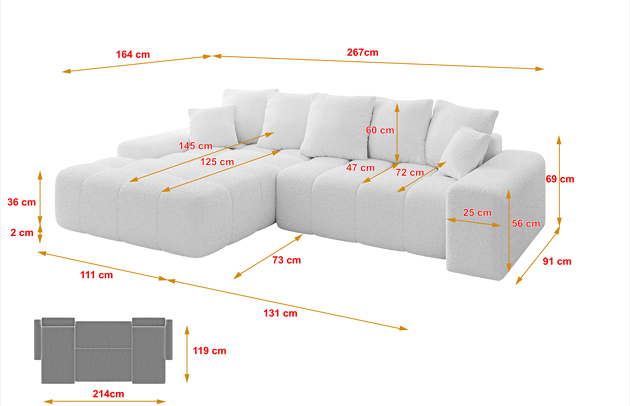 Ecksofa ENSI-L - 4