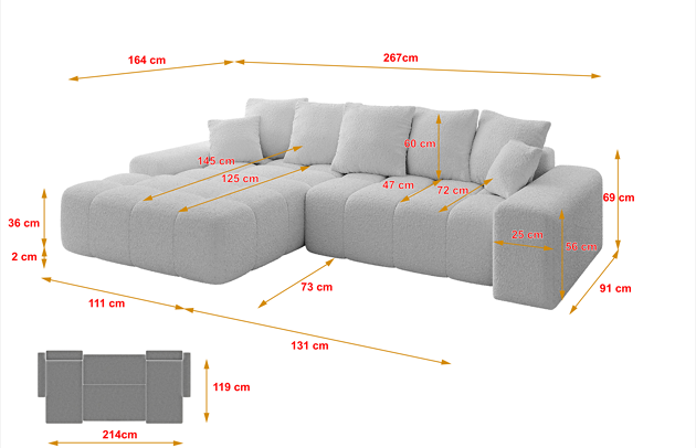 Ecksofa ENSI-L - 4