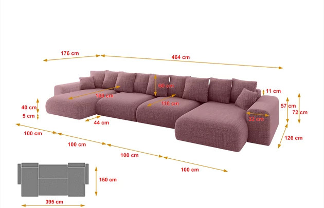 Wohnlandschaft ESKAR-U2 - 7