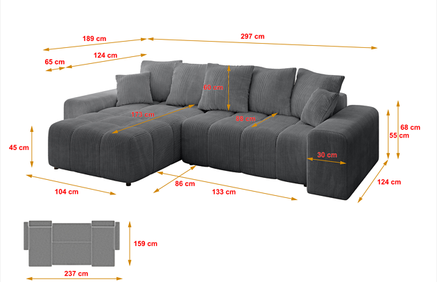 Ecksofa ENIL-L - 4