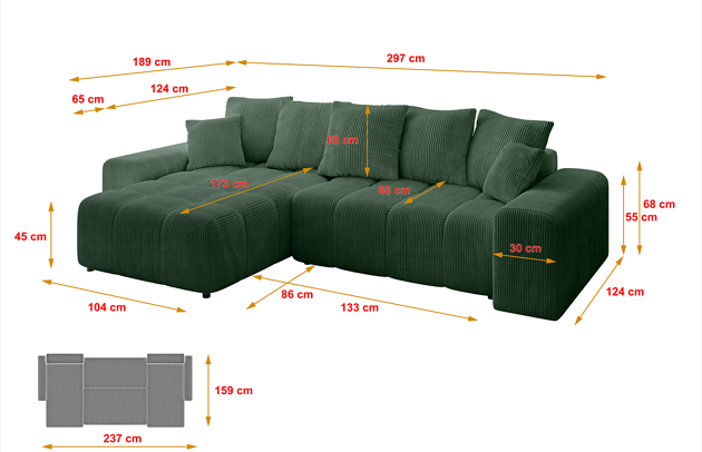 Ecksofa ENIL-L - 4