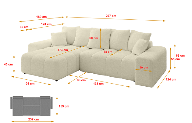 Ecksofa ENIL-L - 4