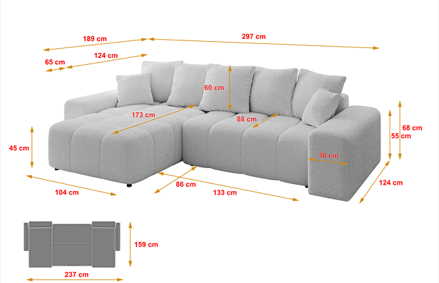 Ecksofa ENIL-L - 4