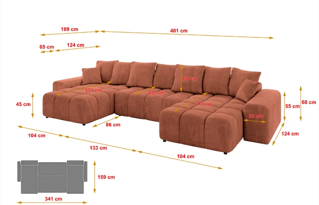 Wohnlandschaft ENIL-U - 7