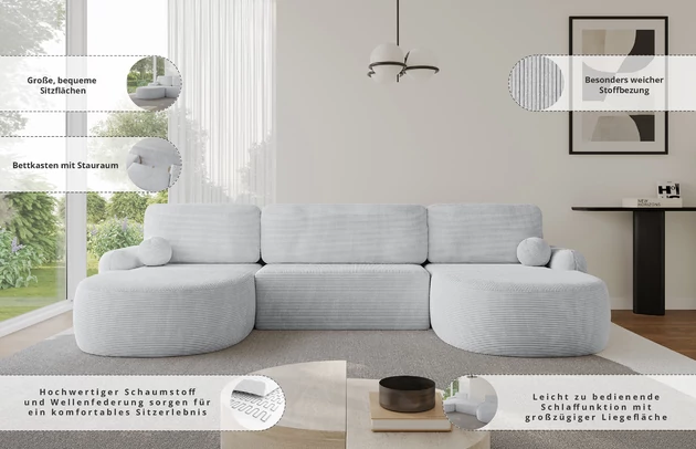 Wohnlandschaft LIRA-U - 9