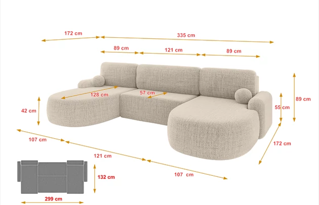 Wohnlandschaft LIRA-U - 4