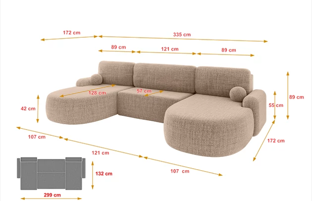 Wohnlandschaft LIRA-U - 4
