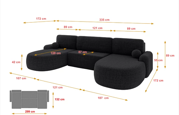Wohnlandschaft LIRA-U - 4