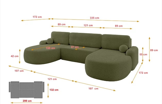 Wohnlandschaft LIRA-U - 4