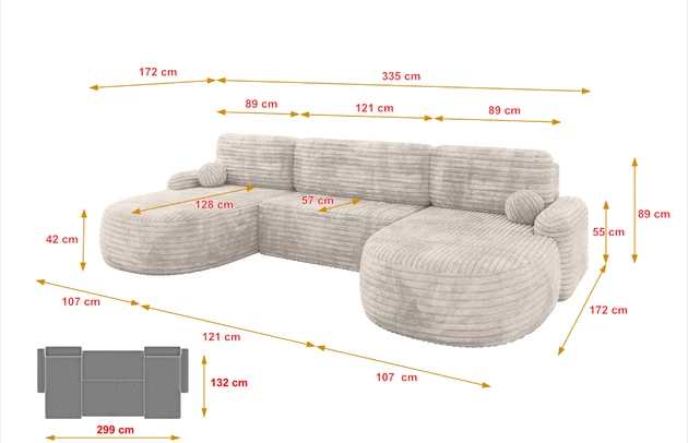 Wohnlandschaft LIRA-U - 4