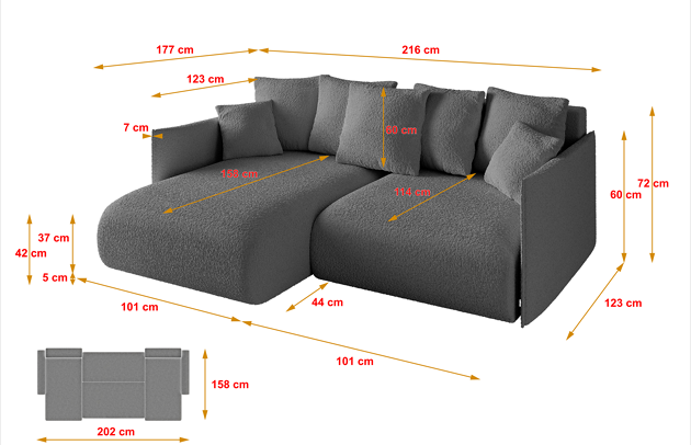 Ecksofa ONESK-L - 4