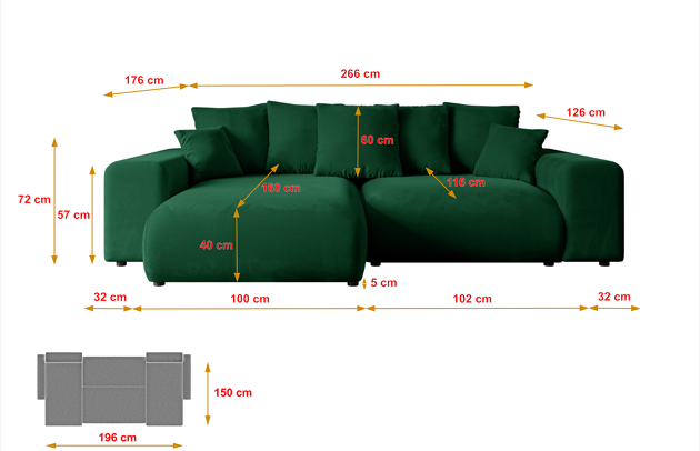 Ecksofa ESKAR-L - 4